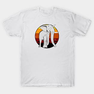 Elephant, vintage design T-Shirt